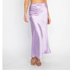 RESA Isla Maxi Slip Skirt Lavender